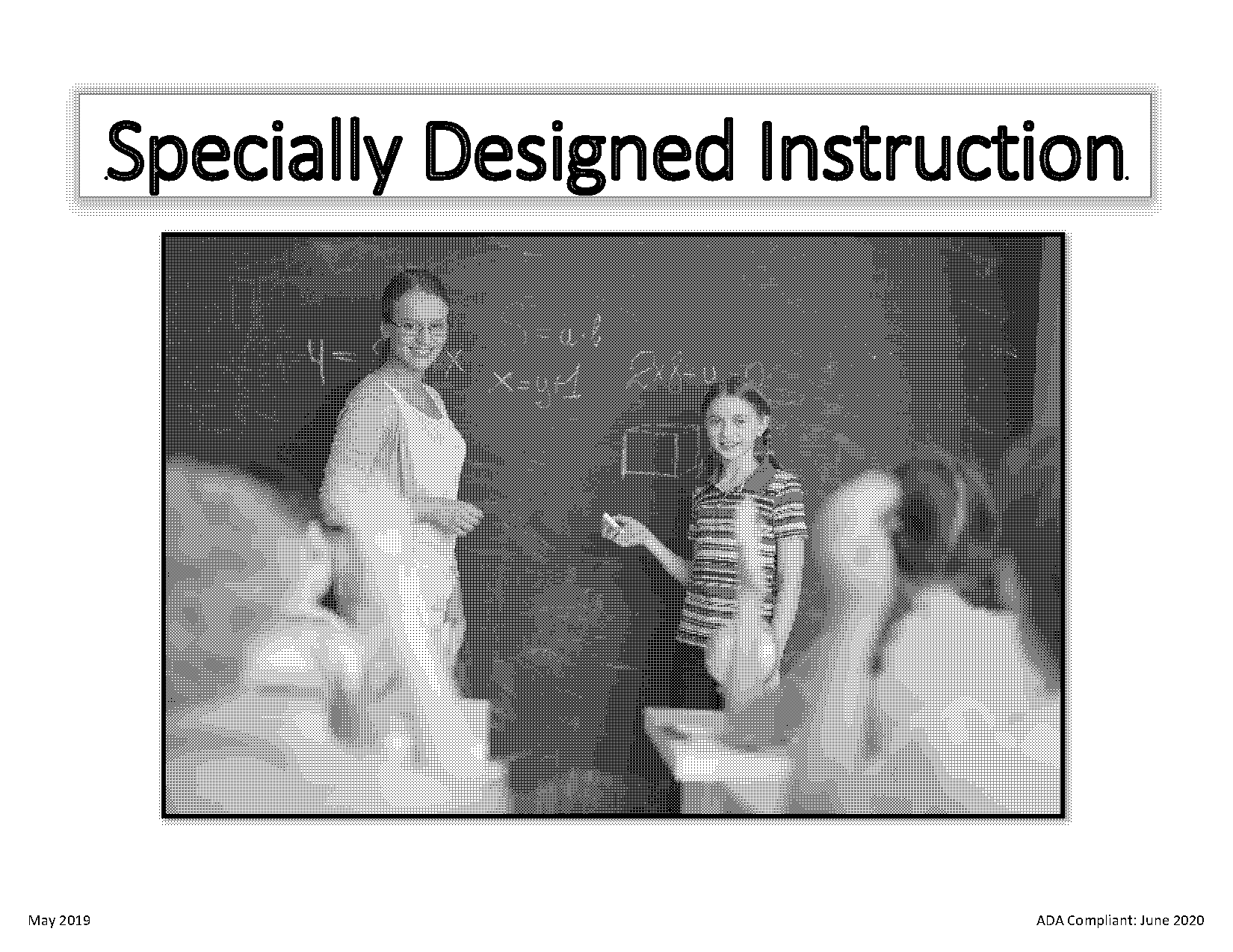 following directions on a map special education