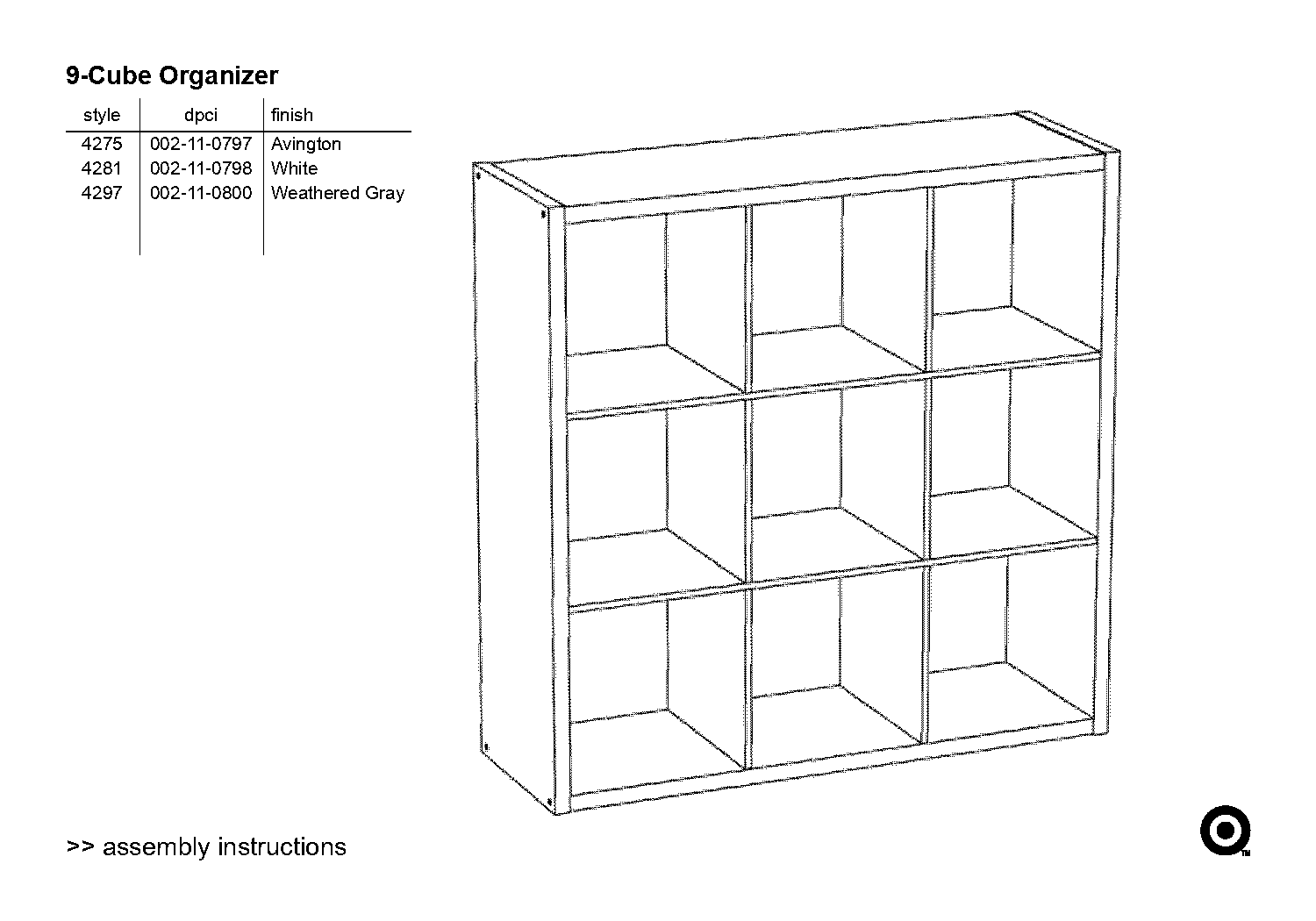 sauder com assembly instructions