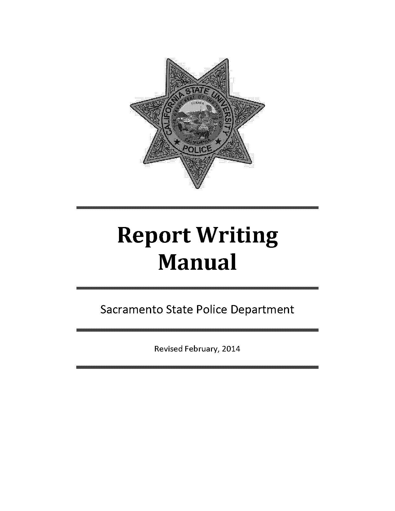 how do you write a report format