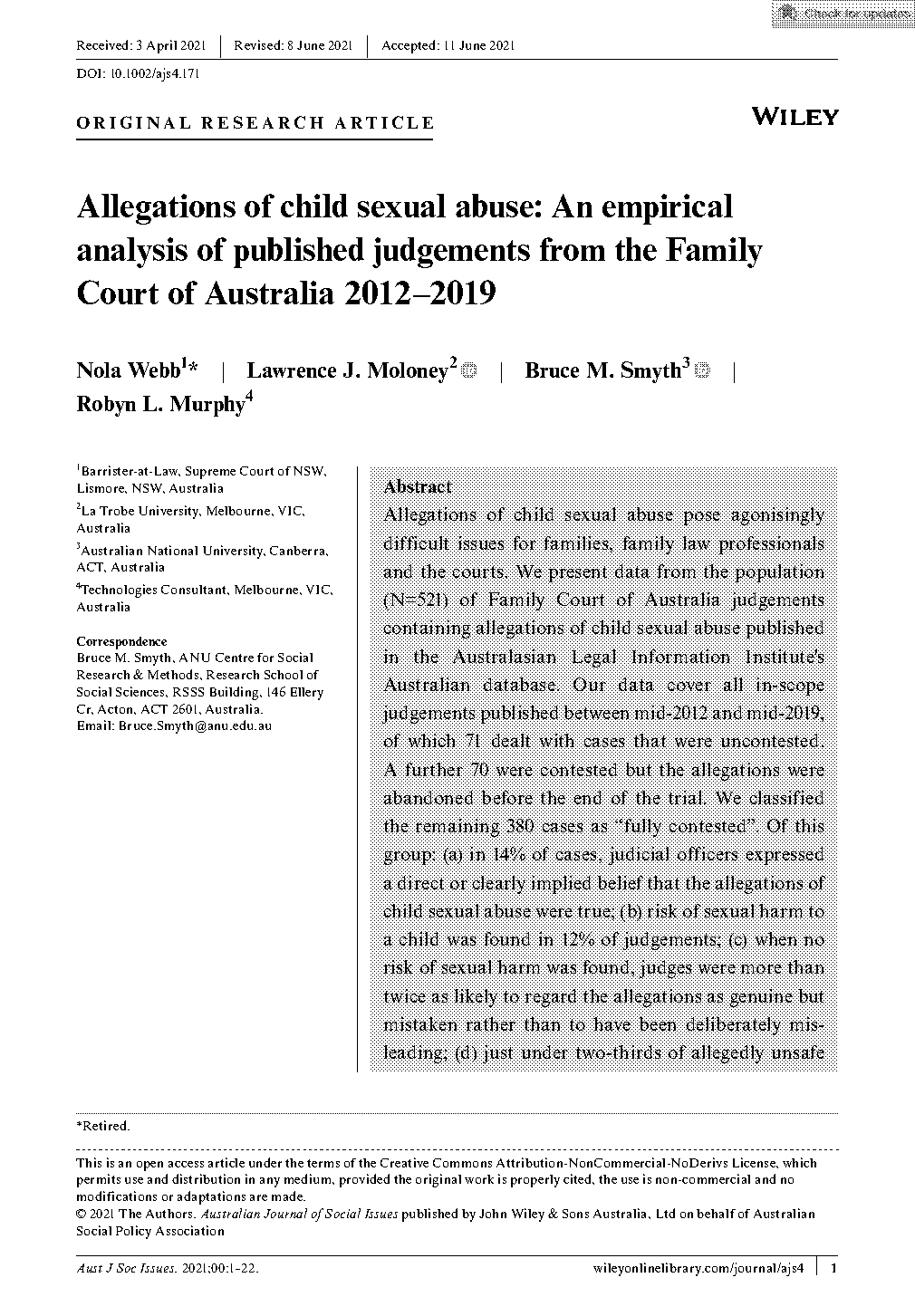 family court judgments nsw