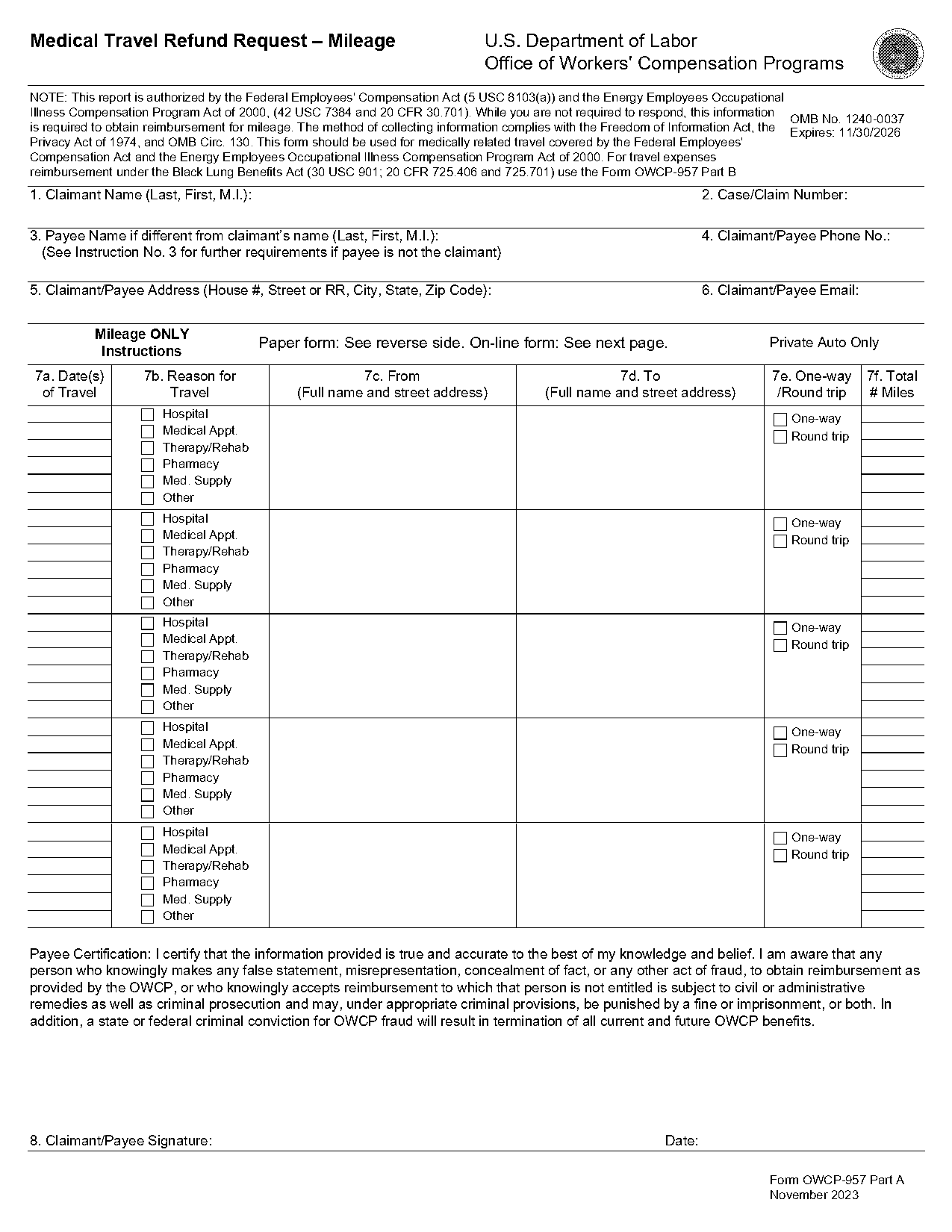 template for travel request form