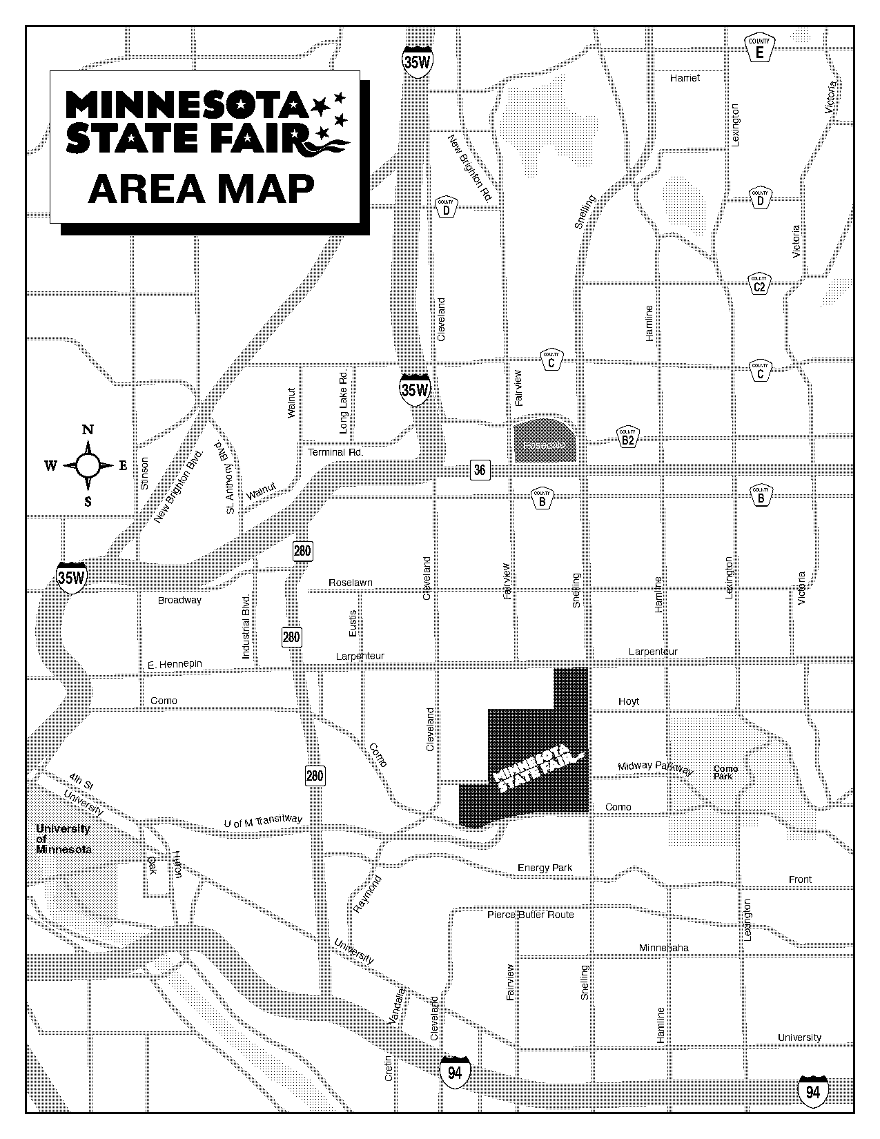 directions to the state fairgrounds