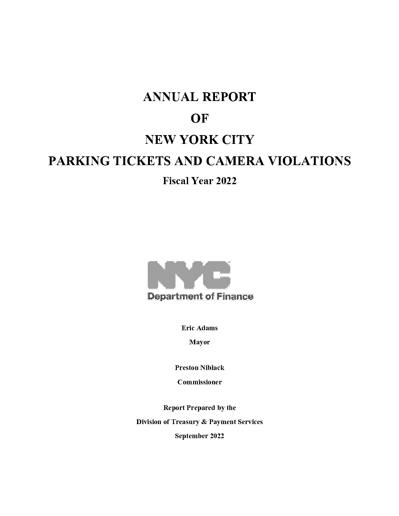 not guilty on parking ticket in nyc out of state