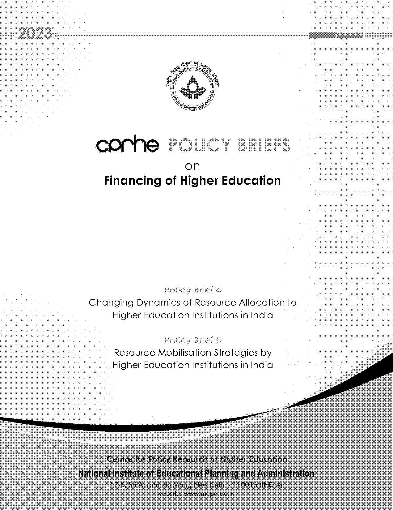 centre for policy research in higher education cprhe