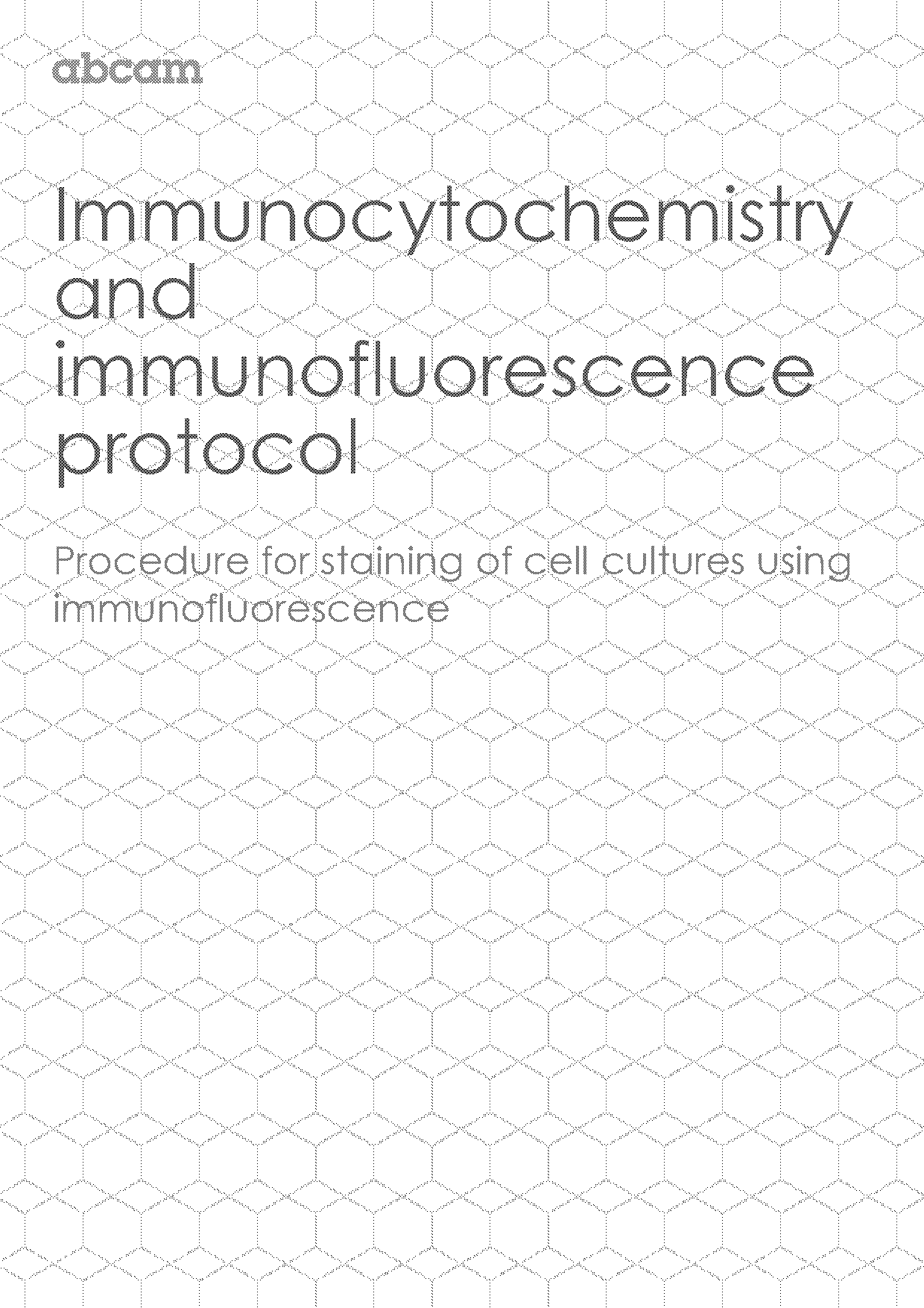 immunohistochemistry cell culture protocol