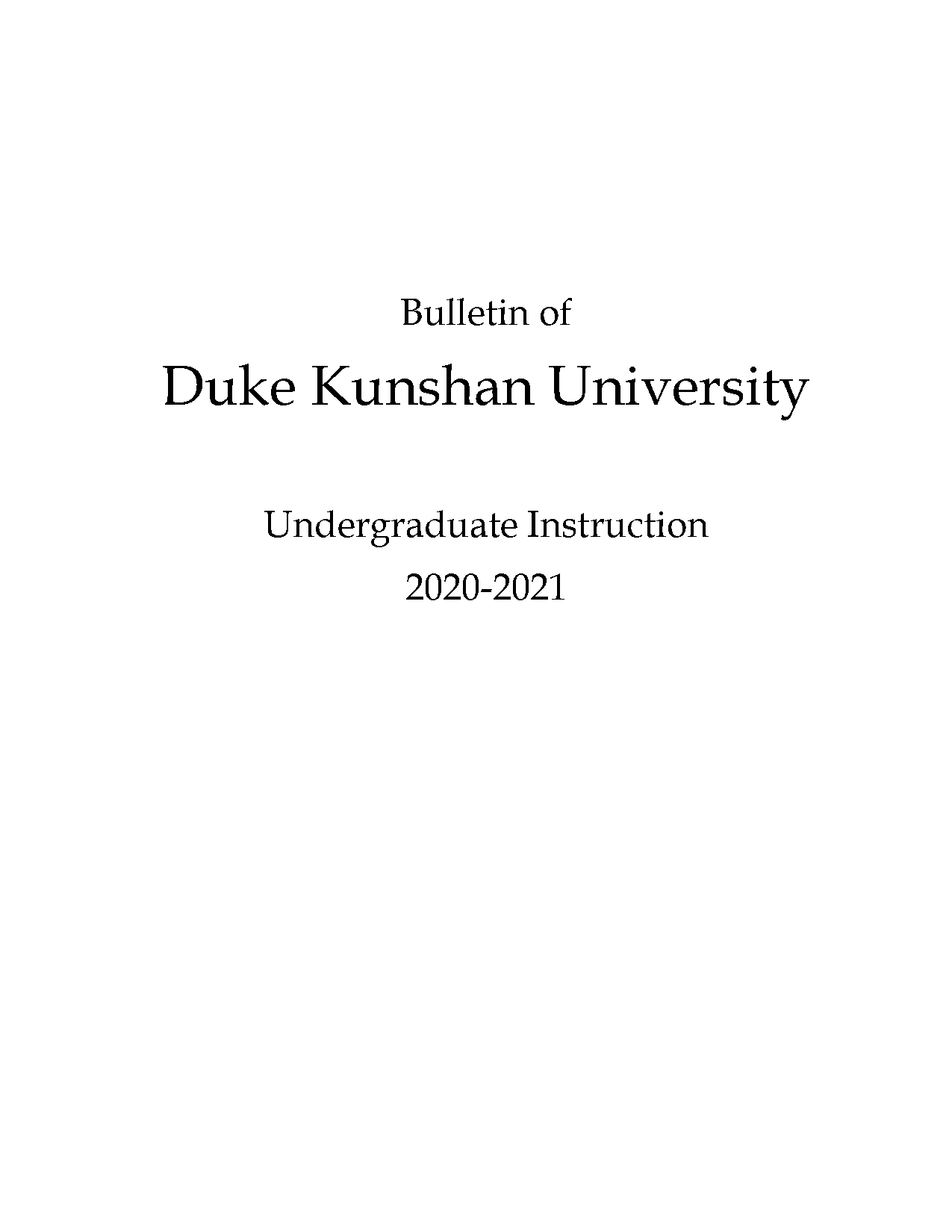 duke university undergraduate transcript