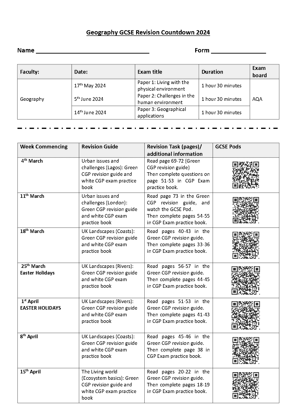 cgp geography revision guide online