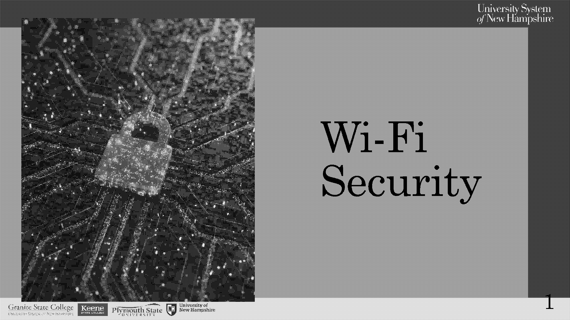 wi fi security protocols