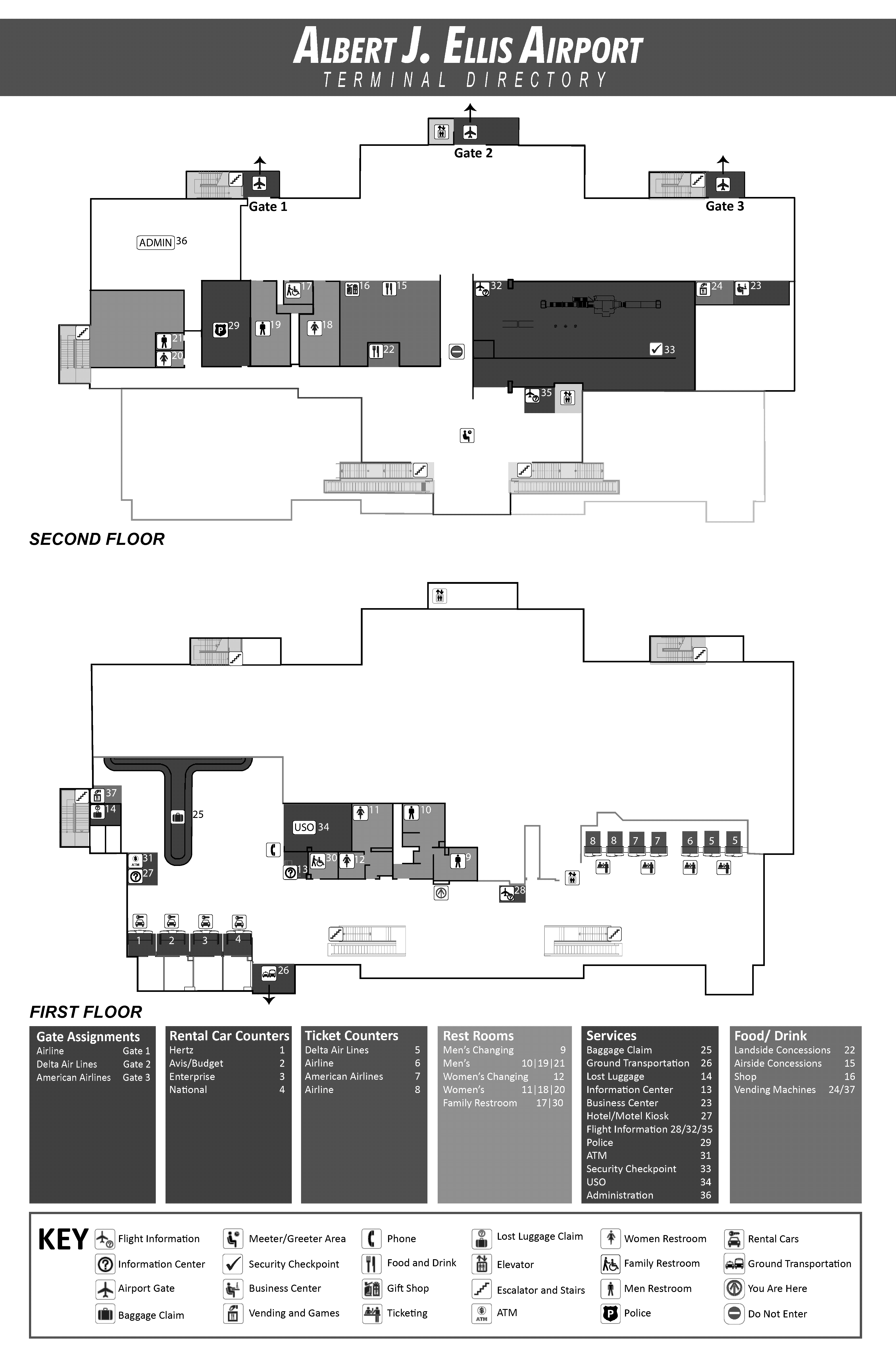 american airlines gate and terminal information