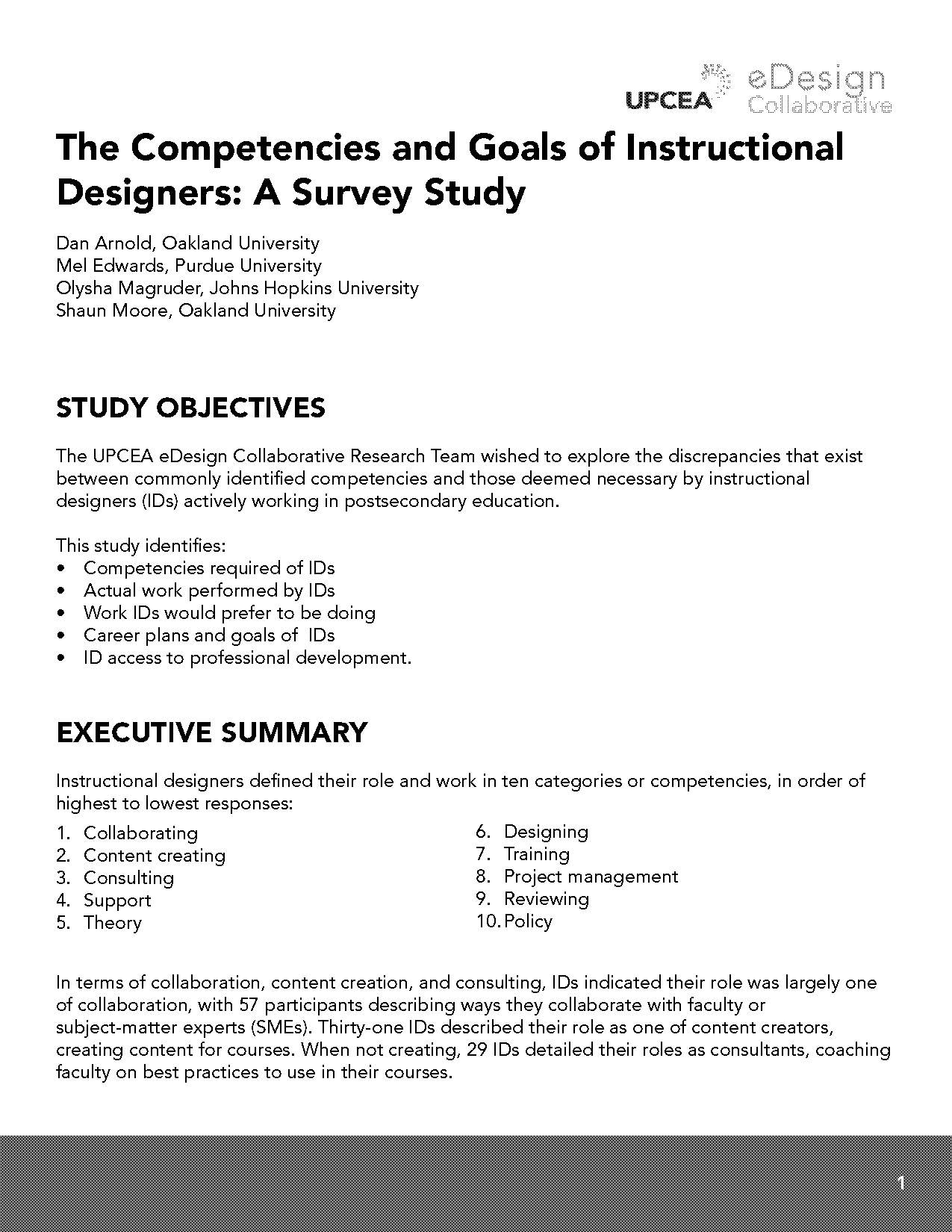 instructional designer competencies the standards fourth edition