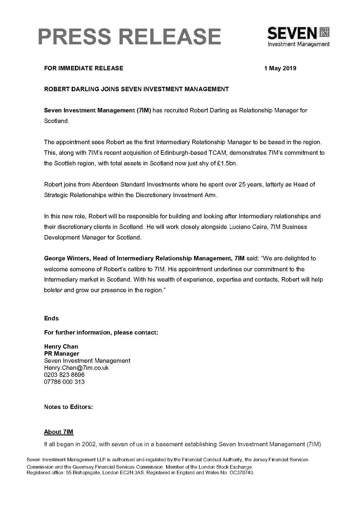 aberdeen standard investments press release