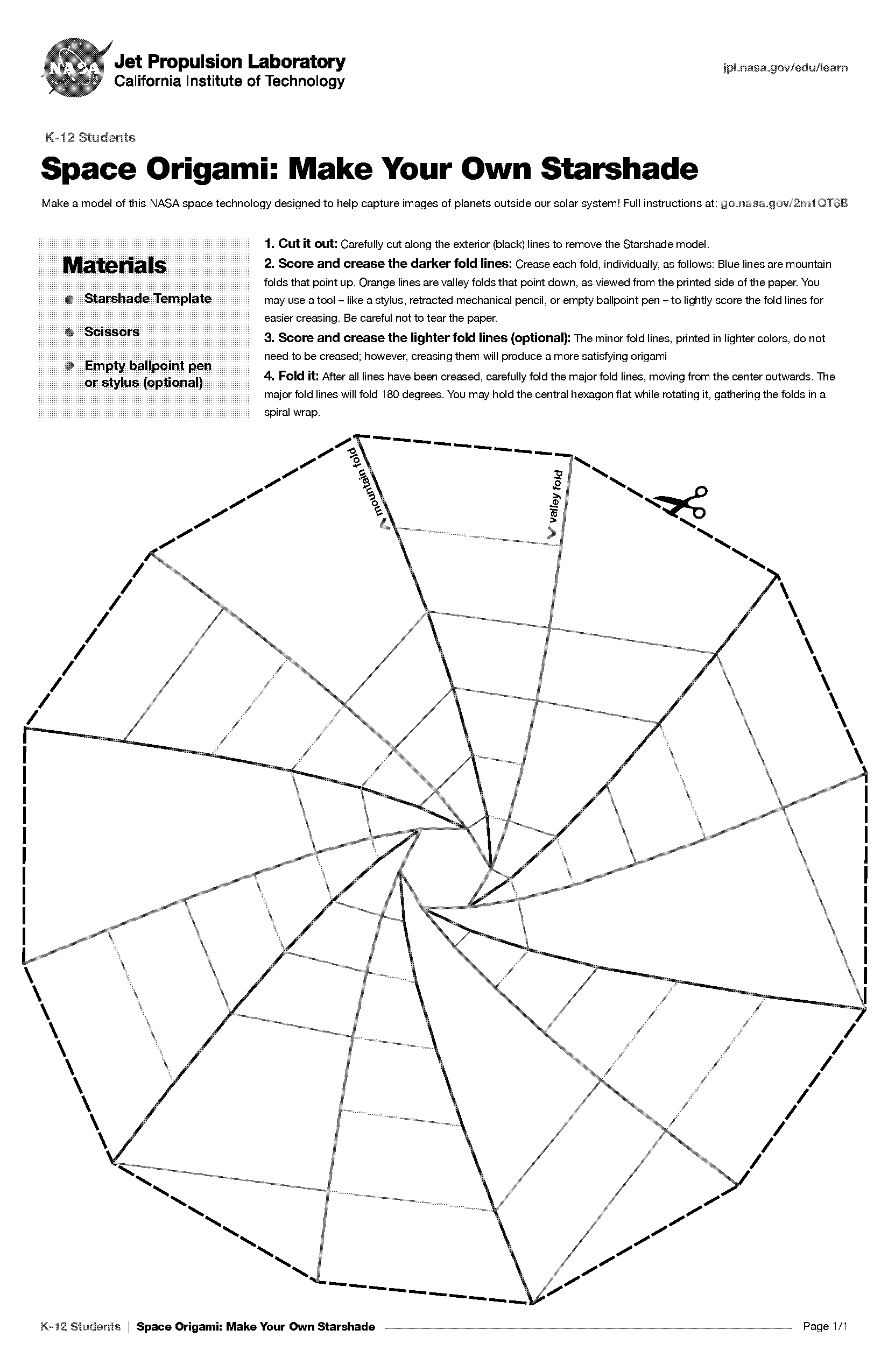 coloured star template printable