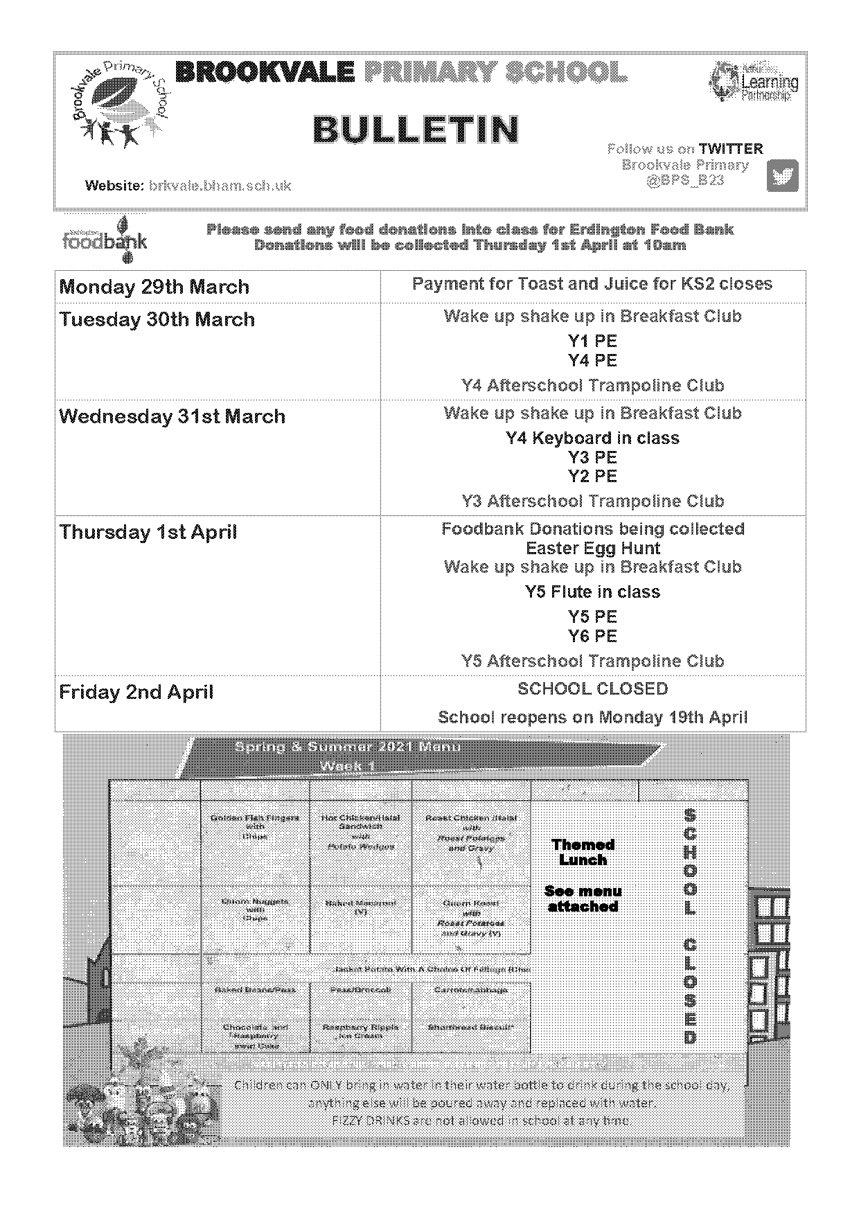 brookvale primary school term dates