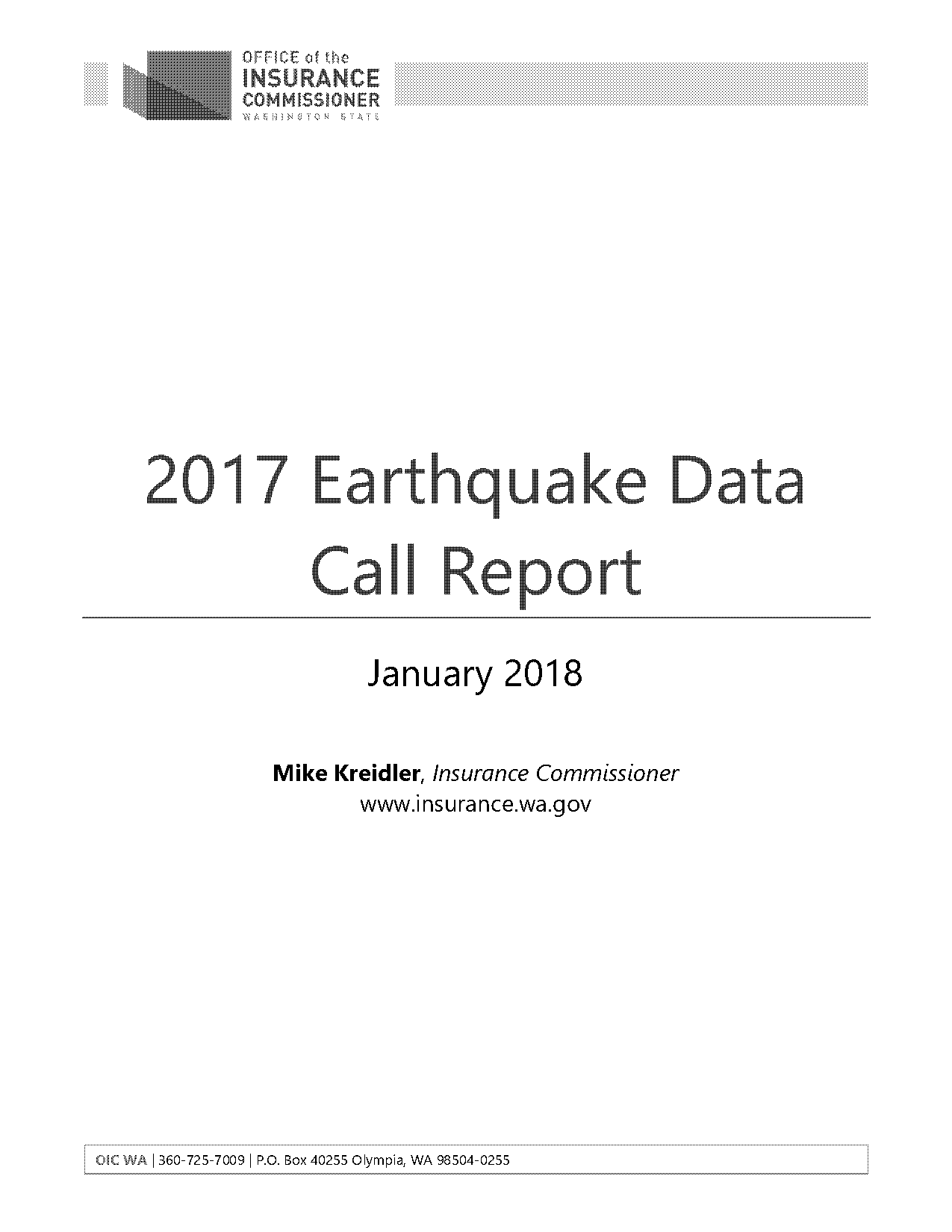 report an earthquake washington state