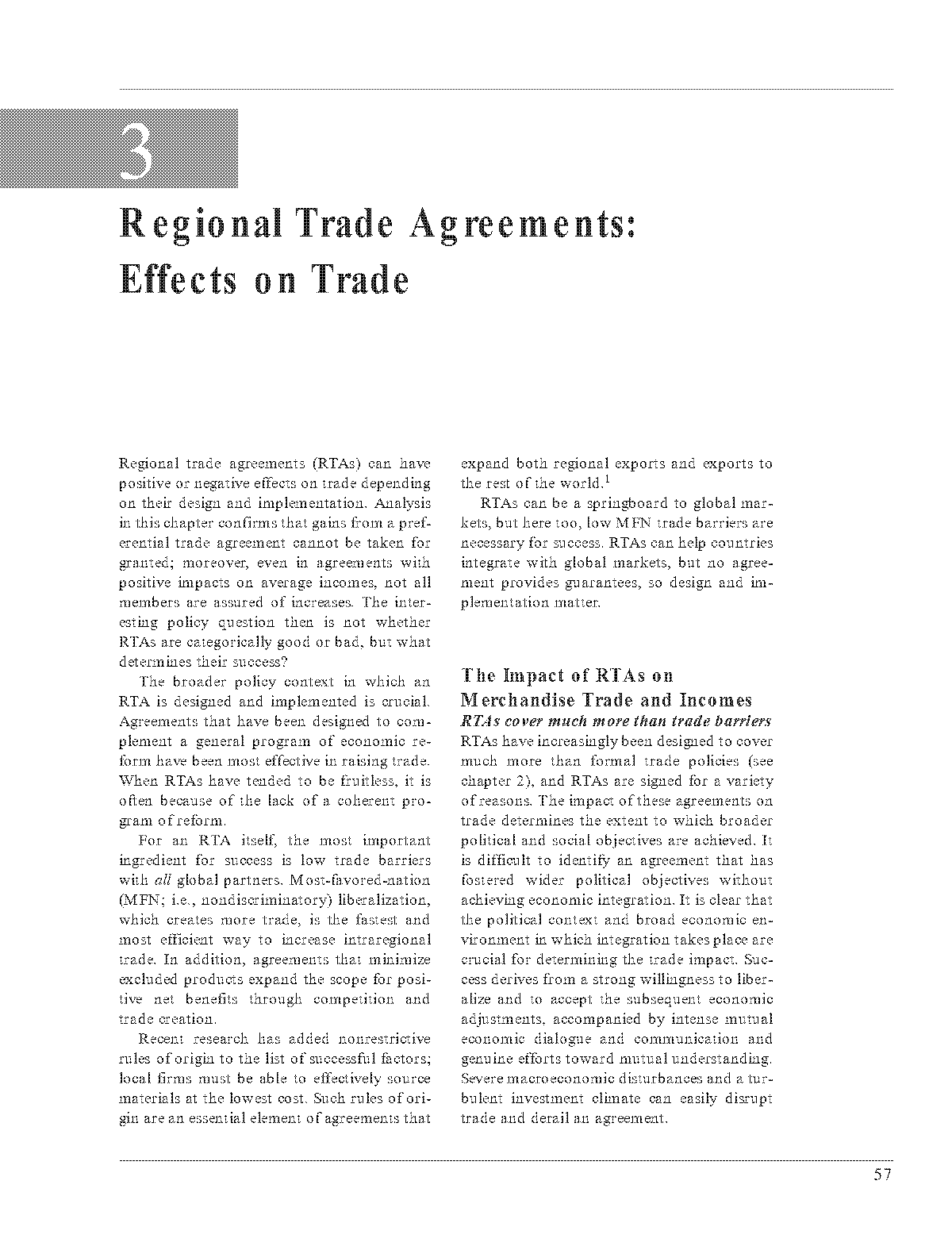 regional trade agreement example