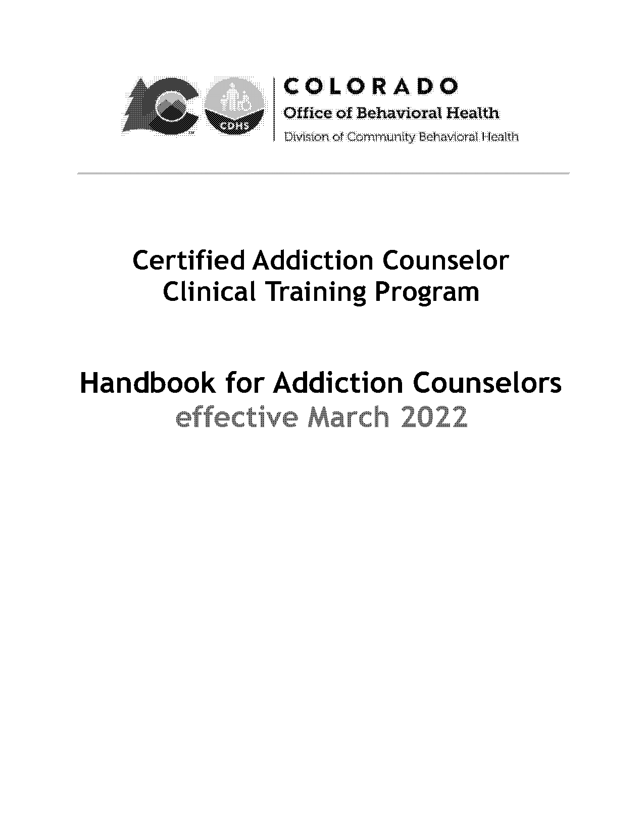 addiction specialist certificate technical college