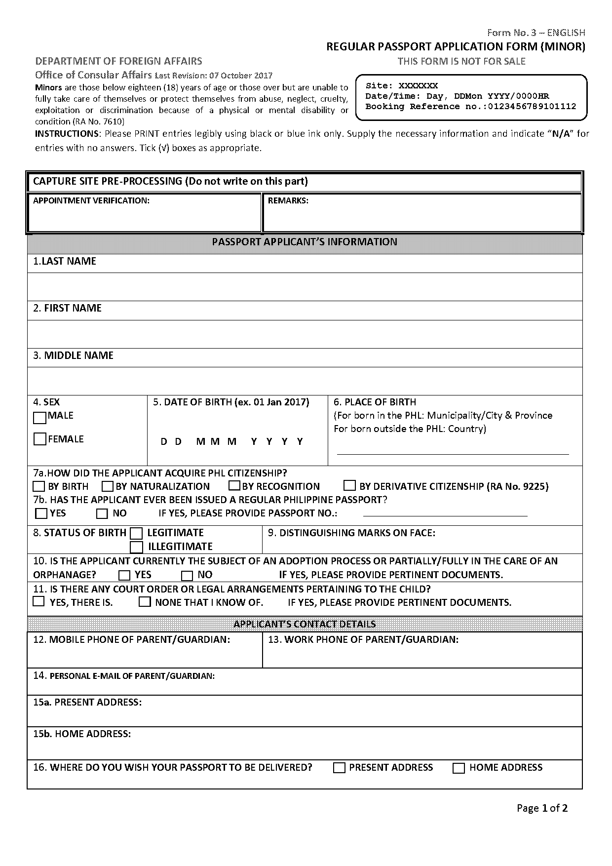 renewal form for philippine passport