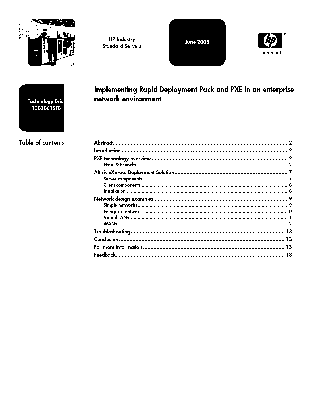 network boot protocol for pxe