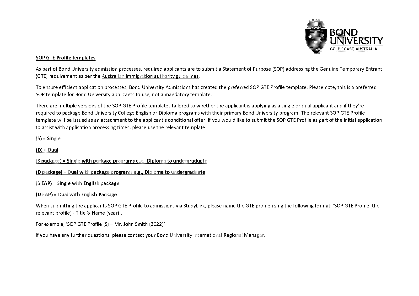 statement of purpose for admission in australian university