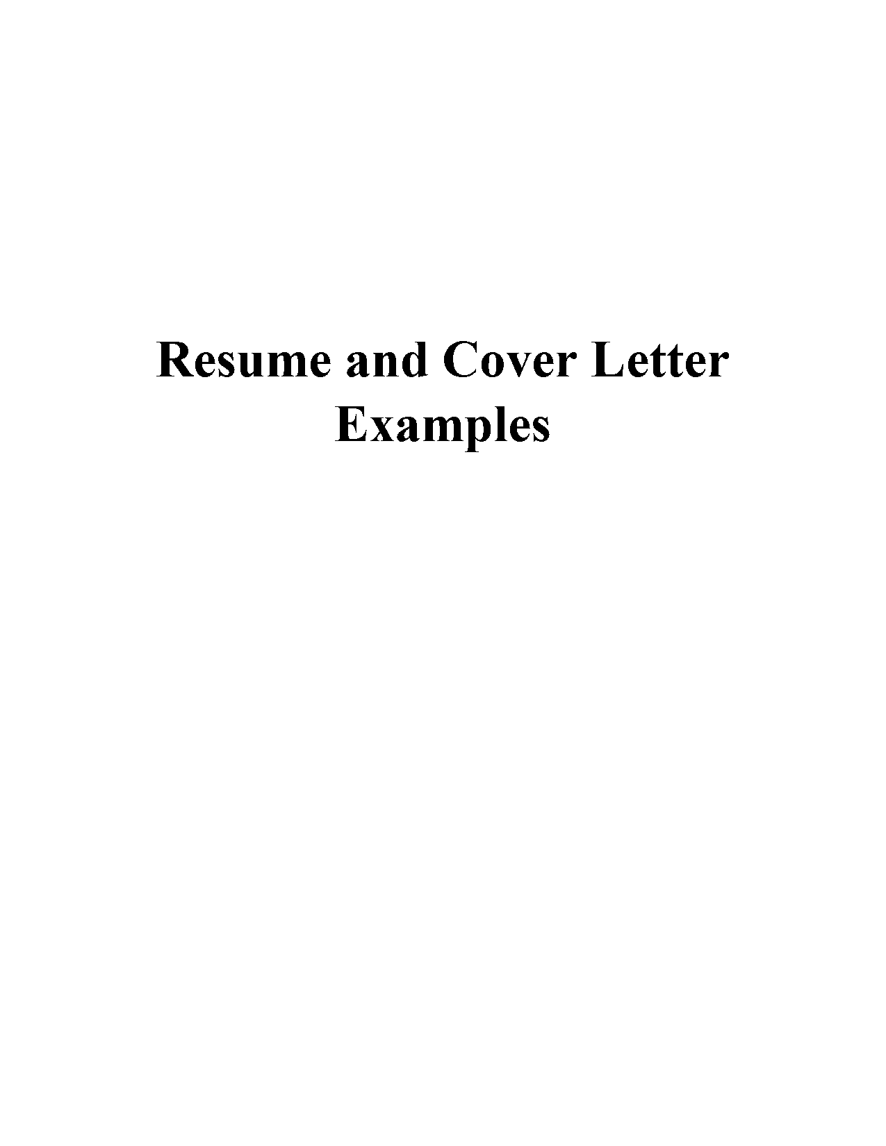 christian cover letter samples