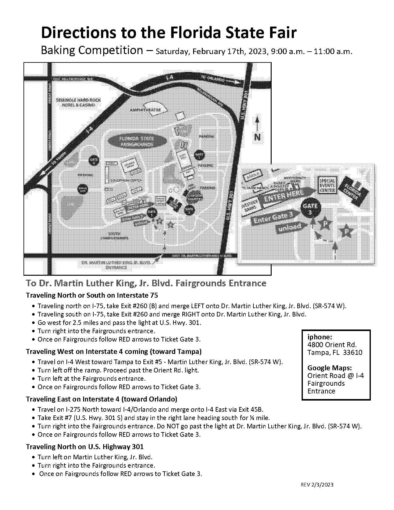 directions to the state fairgrounds