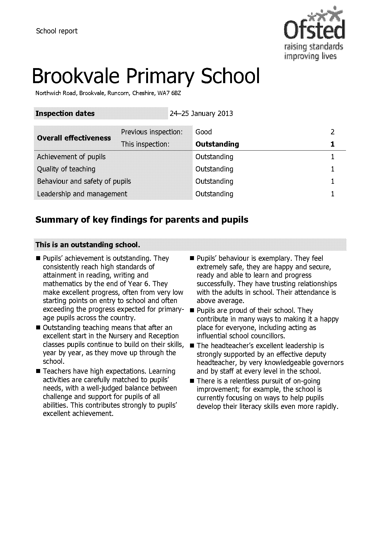 brookvale primary school term dates