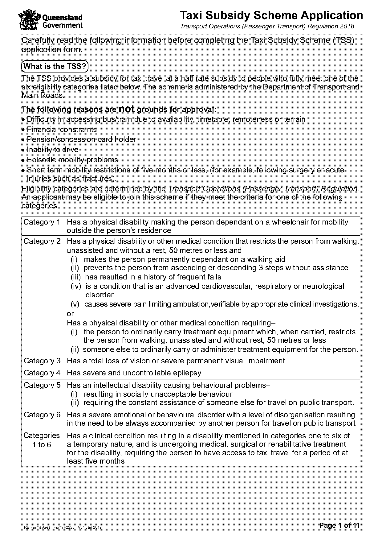 green cab scheme application form