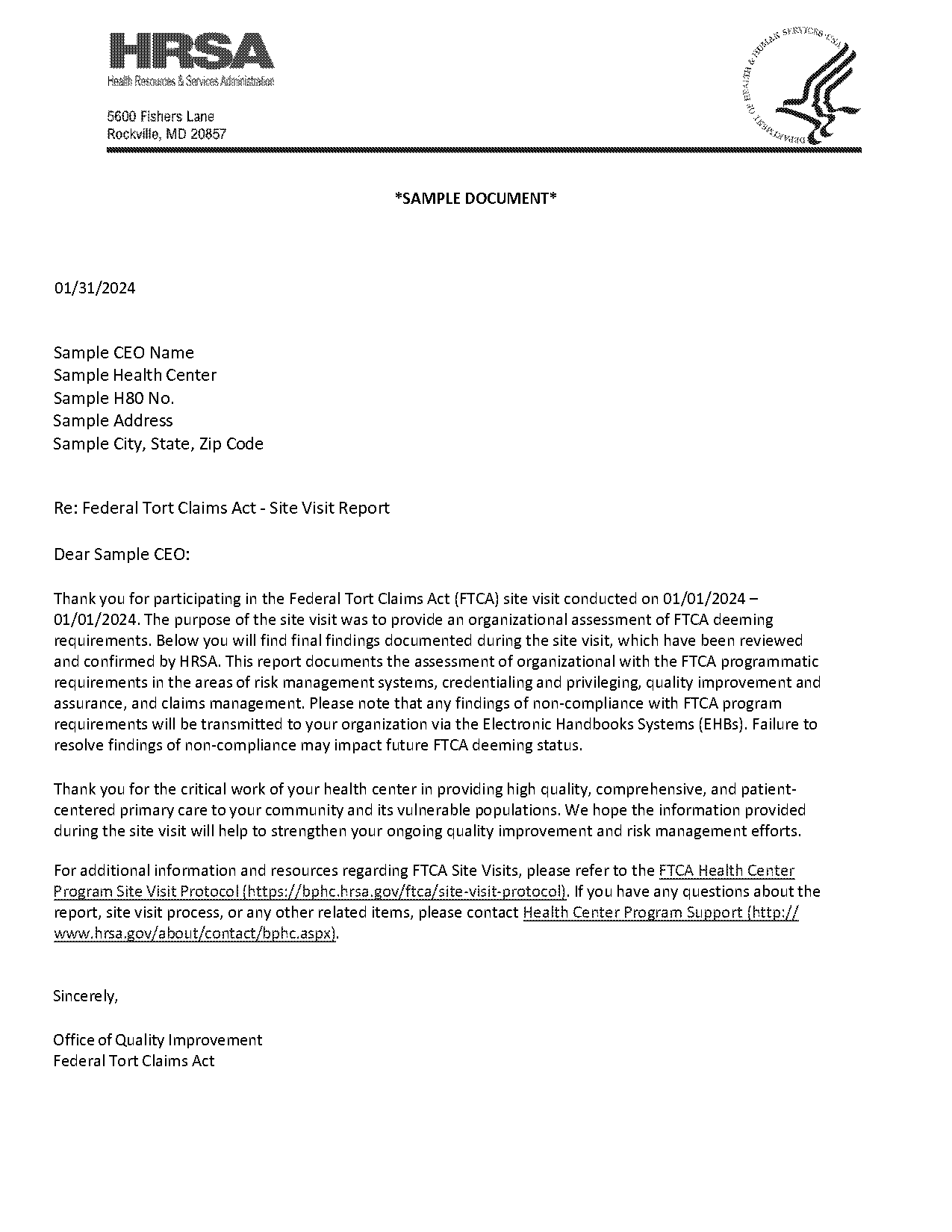 trip report sample letter