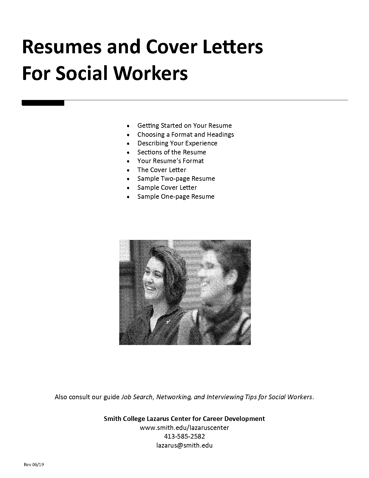 social services resume profile