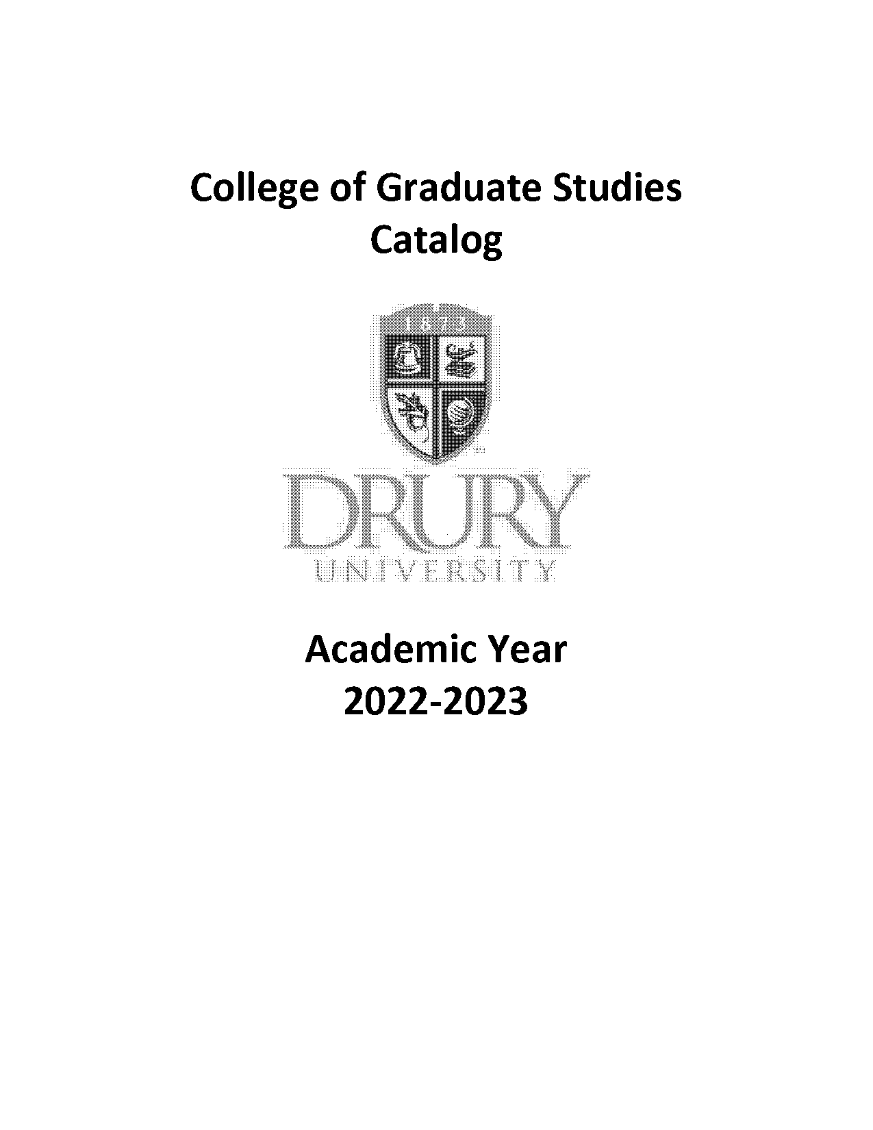 drury graduate school application