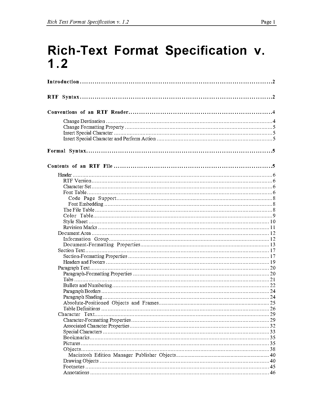 rich text format resume sample