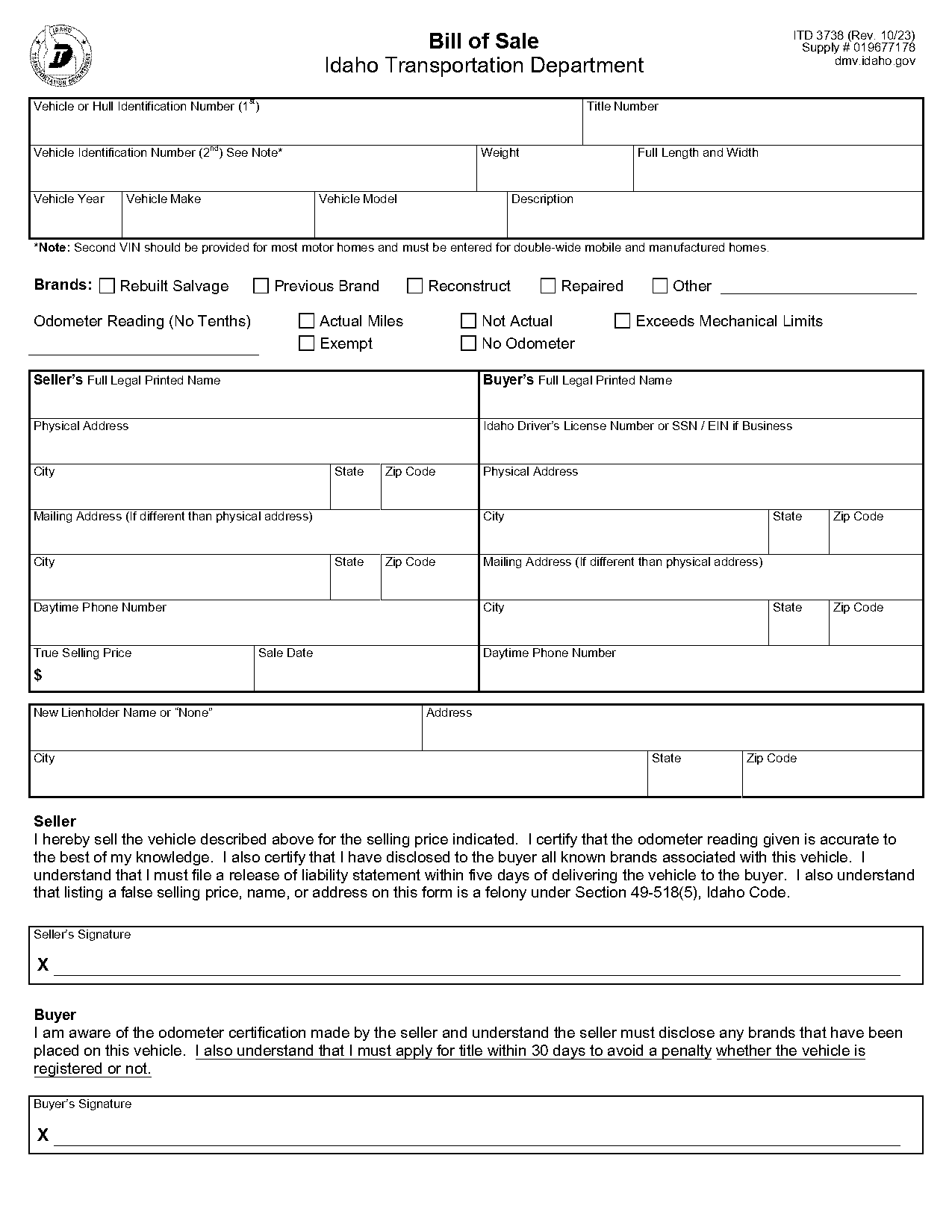 simple sales bill template