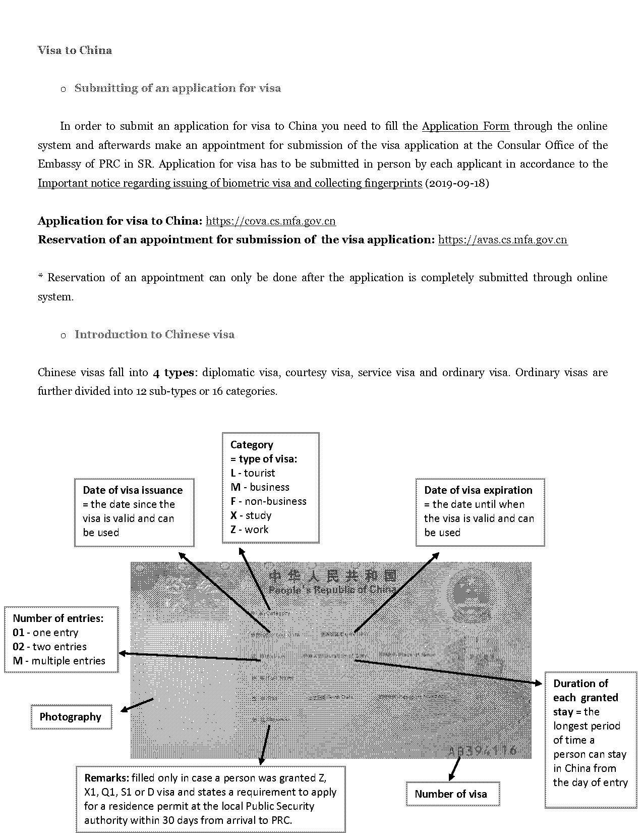 resident permit application form china