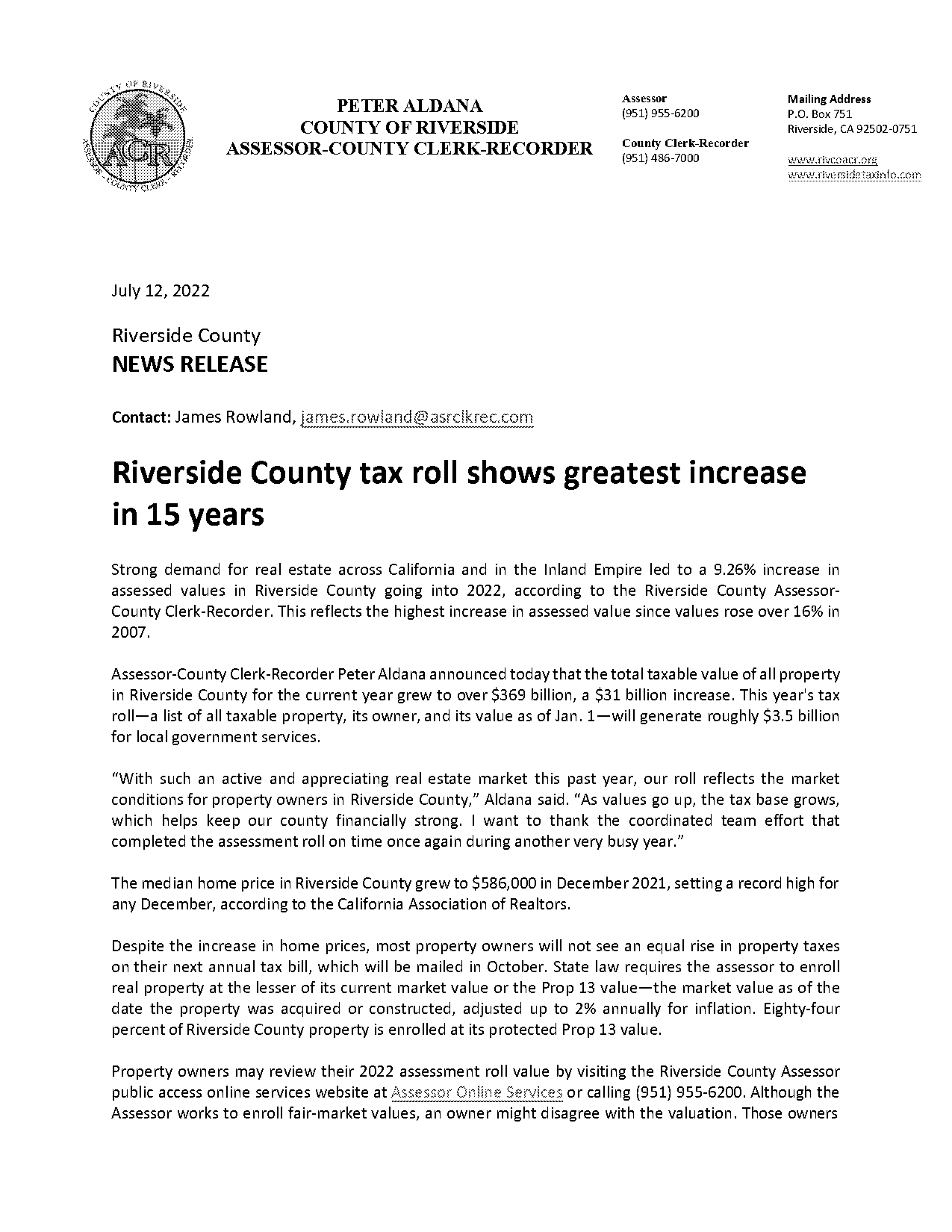 riverside county real estate property tax