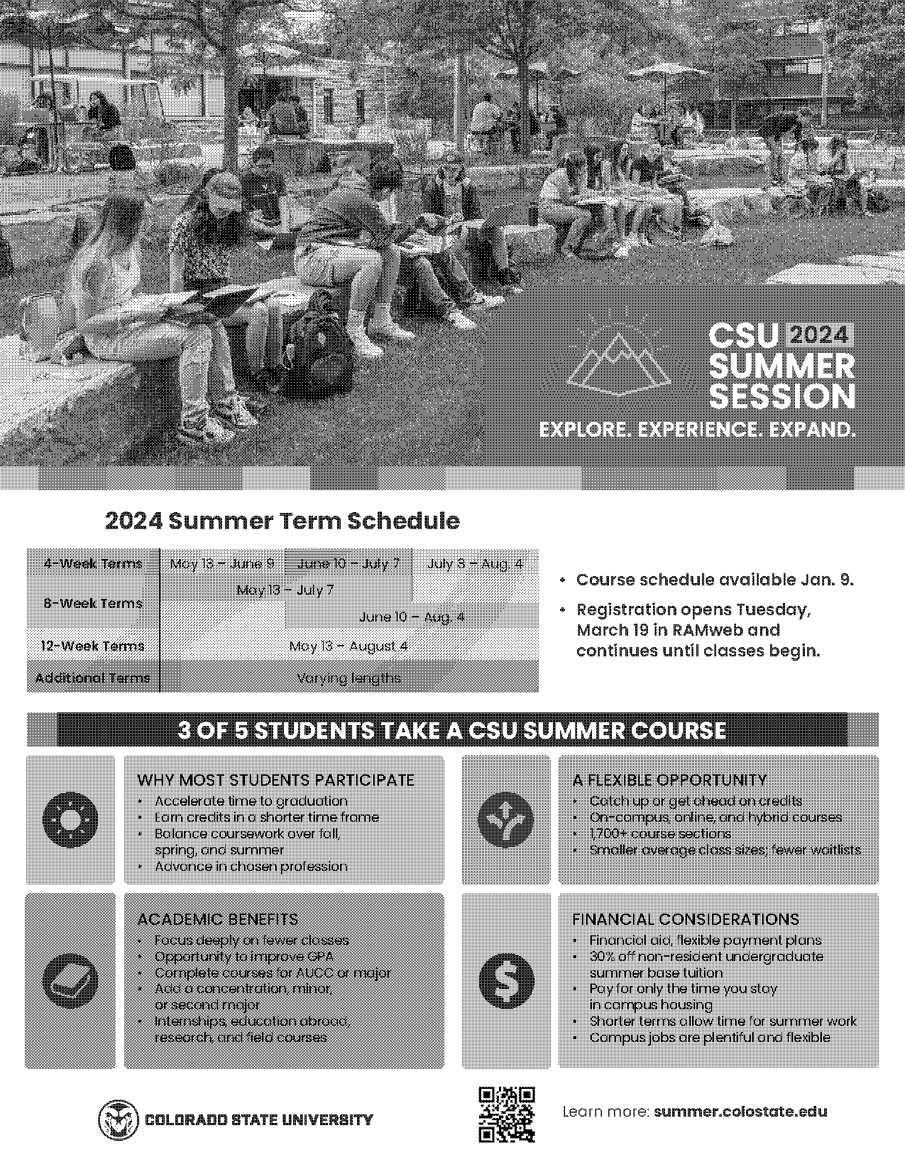 csu summer course schedule